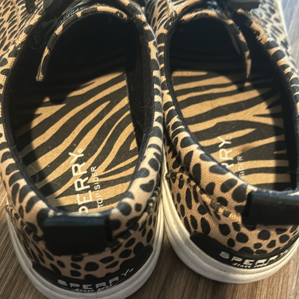 Leopard Print Sperry Top Siders. Memory Foam Sole… - image 2